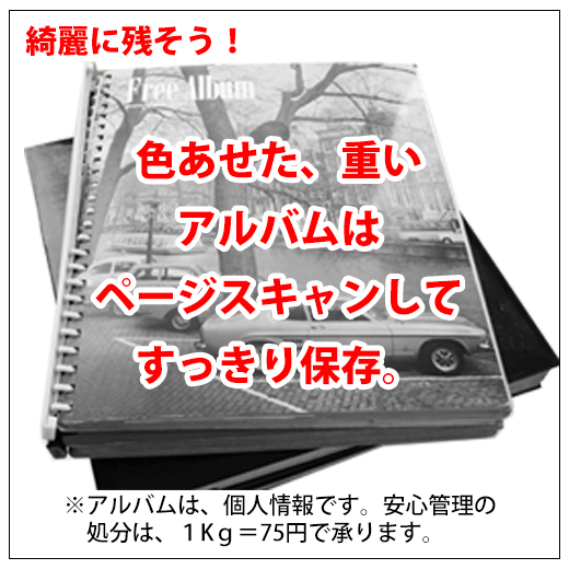 アルバムページスキャン20円